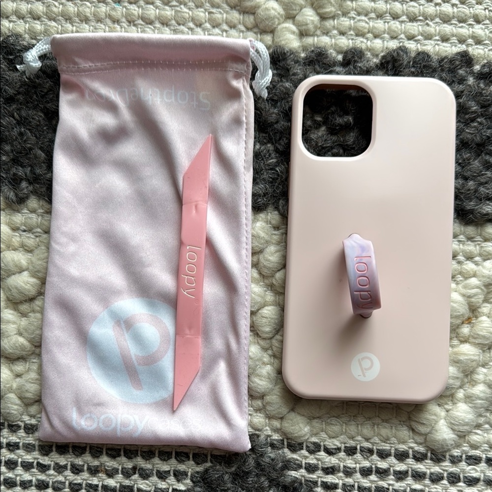 Loopy Case Pink IPhone 12 Pro Phone Case